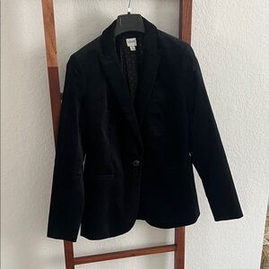 JCrew Velvet Black Blazer